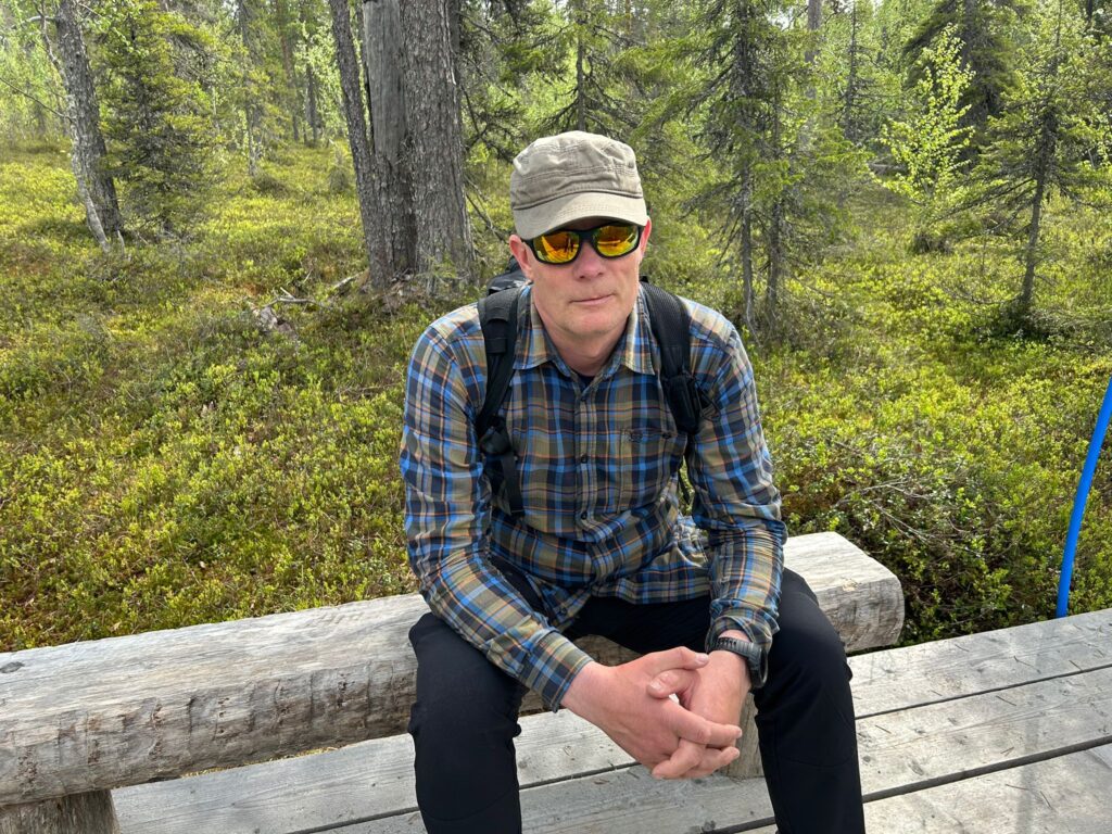 Epe luonnossa kesämaisemassa Lapissa
